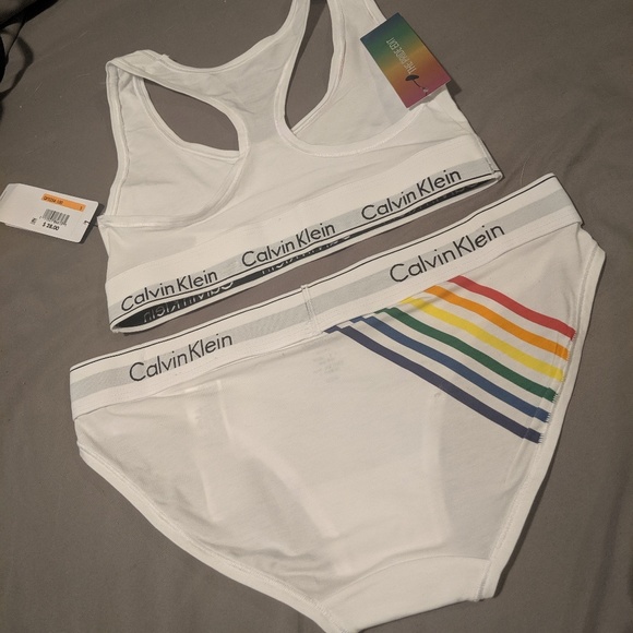 💛PRIDE Calvin Klein Modern Bralette & Bikini Set - Picture 2 of 3